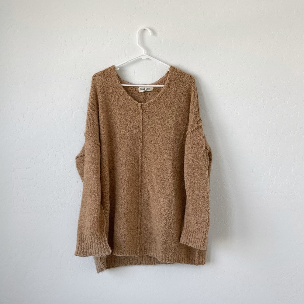 Peach Love Sweater from These Three Boutique
